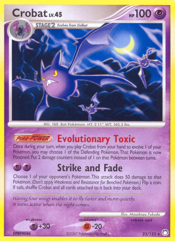 Crobat Mysterious Treasures card