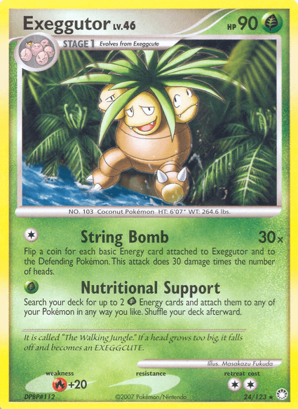 Exeggutor Mysterious Treasures card