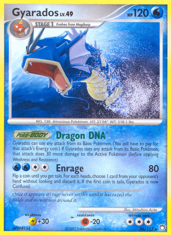 Gyarados Mysterious Treasures card