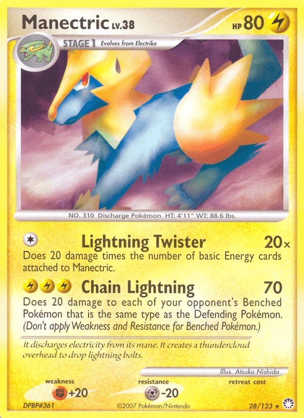 Manectric Mysterious Treasures card