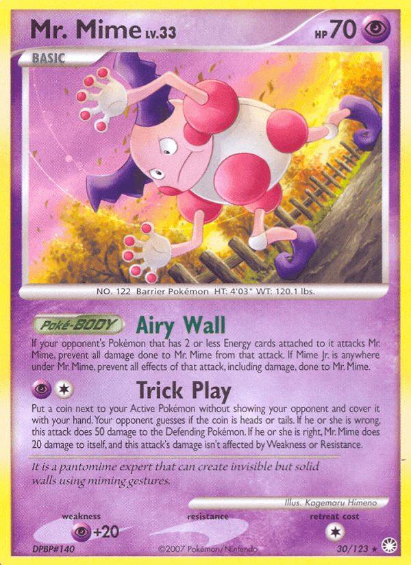Mr. Mime Mysterious Treasures card