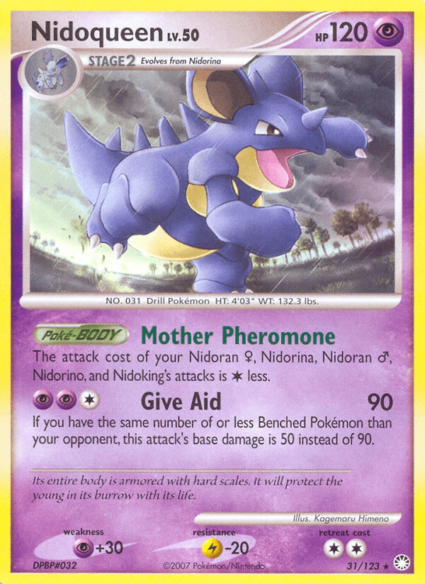 Nidoqueen Mysterious Treasures card