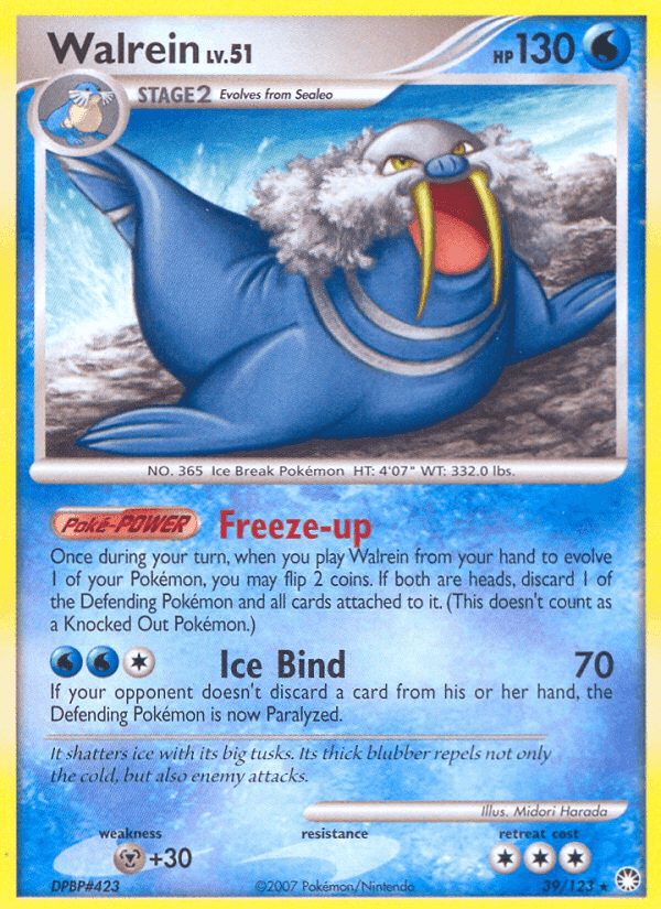 Walrein Mysterious Treasures card