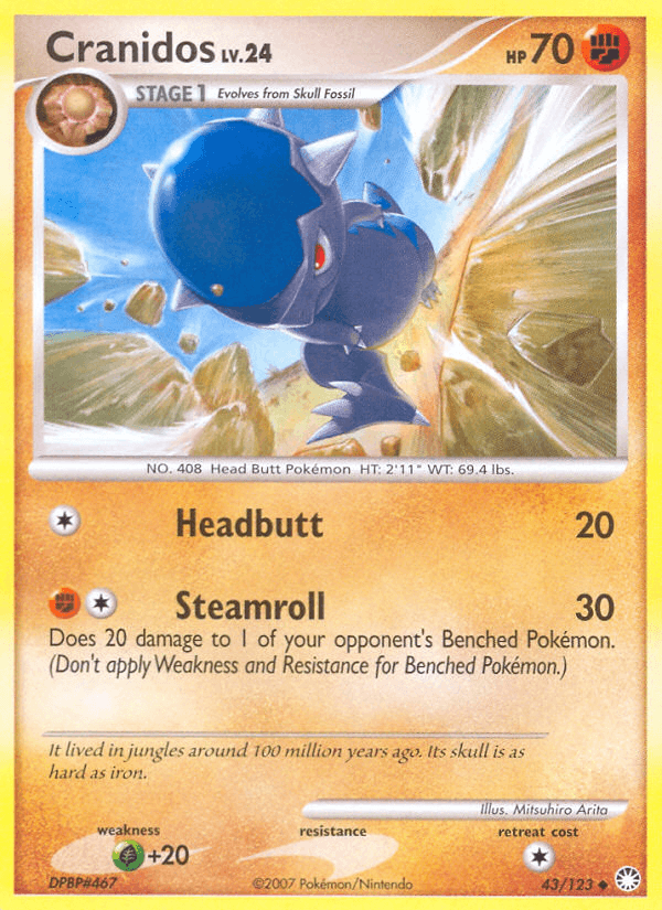 Cranidos Mysterious Treasures card