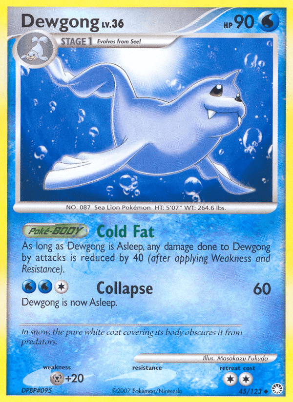 Dewgong Mysterious Treasures card