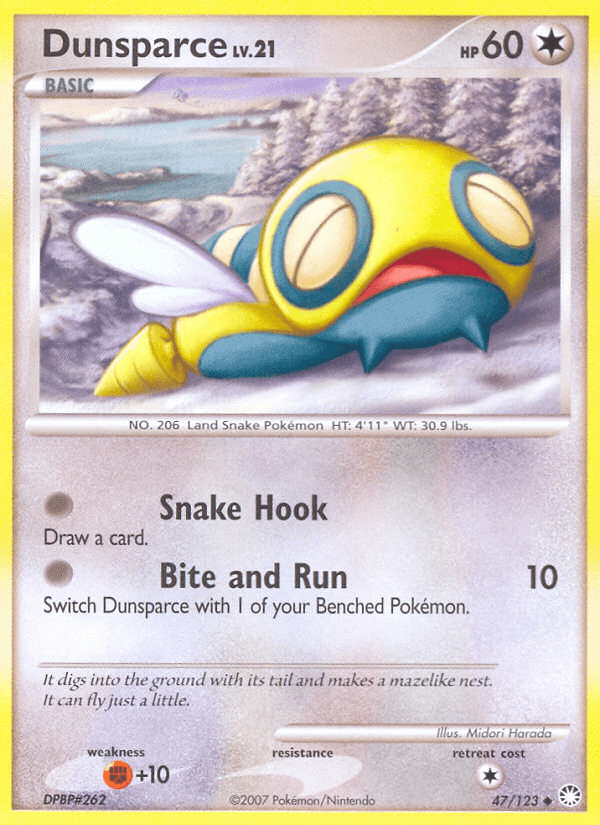Dunsparce Mysterious Treasures card