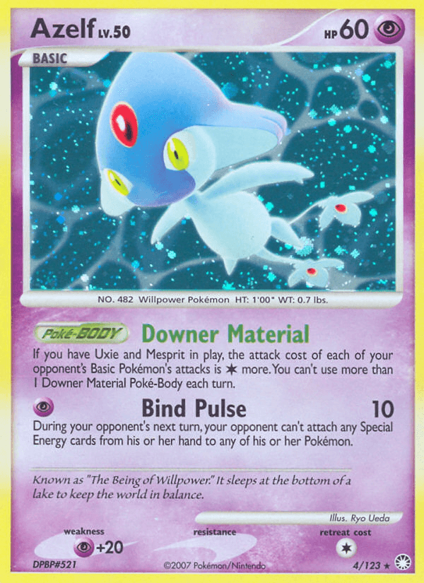 Azelf Mysterious Treasures card