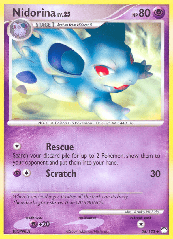 Nidorina Mysterious Treasures card