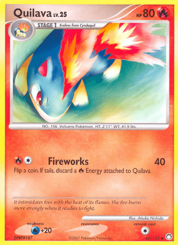 Quilava Mysterious Treasures card