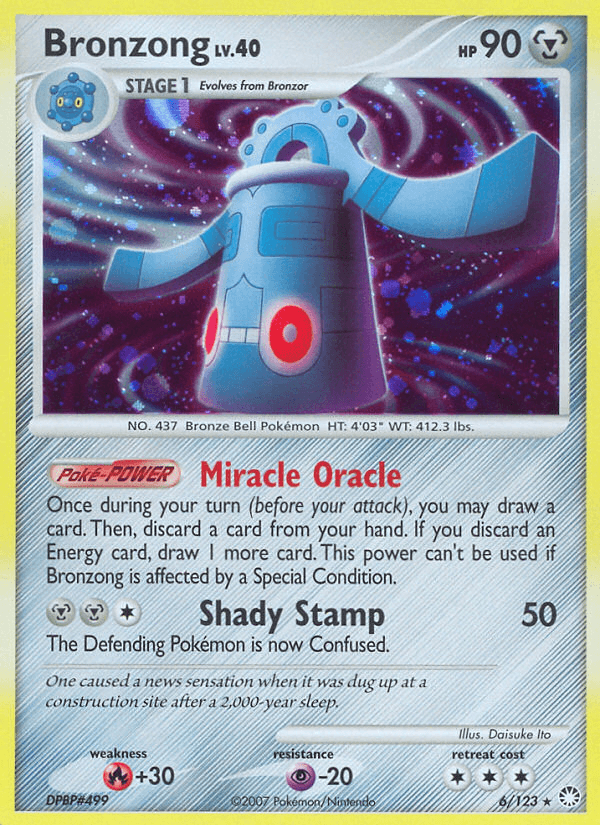 Bronzong Mysterious Treasures card