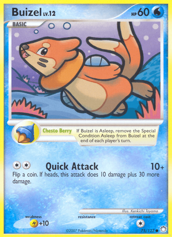 Buizel Mysterious Treasures card