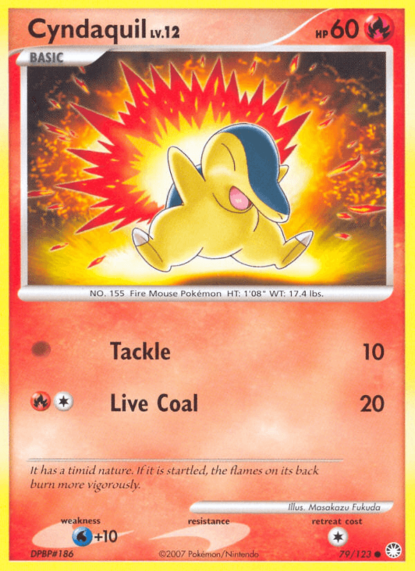Cyndaquil Mysterious Treasures card