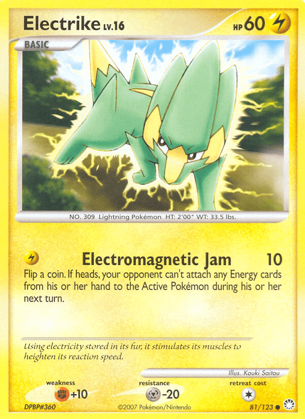 Electrike Mysterious Treasures card