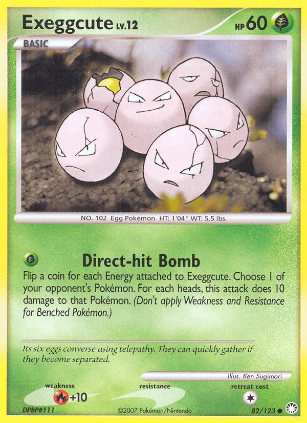 Exeggcute Mysterious Treasures card