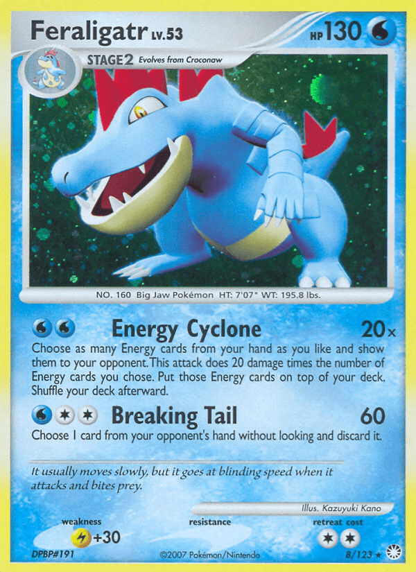 Feraligatr Mysterious Treasures card