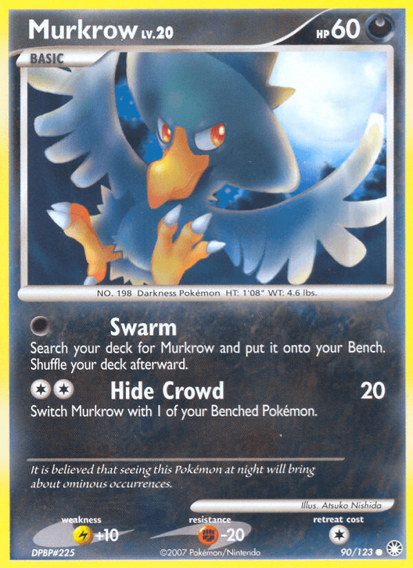Murkrow Mysterious Treasures card