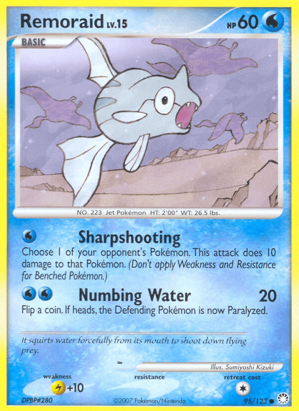 Remoraid Mysterious Treasures card