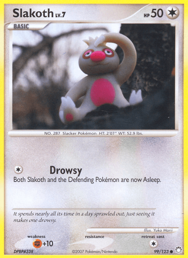 Slakoth Mysterious Treasures card