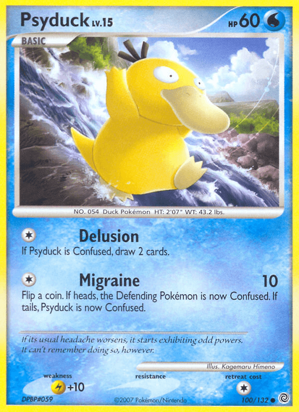 Psyduck Secret Wonders card