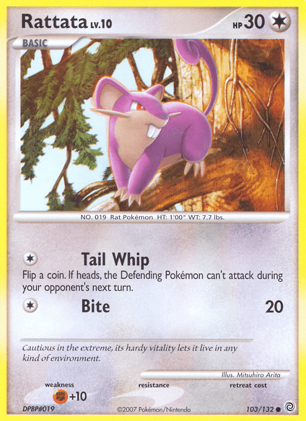 Rattata Secret Wonders card
