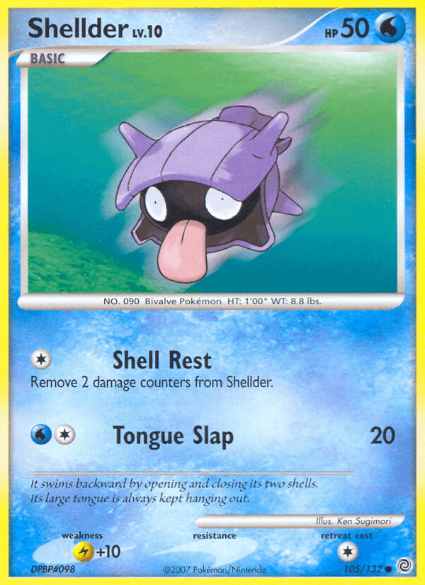 Shellder Secret Wonders card