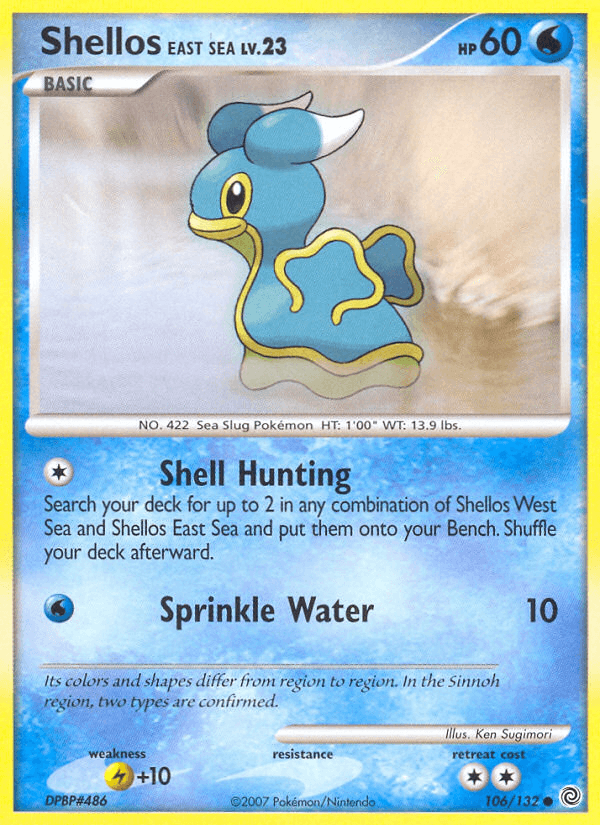 Shellos East Sea Secret Wonders card