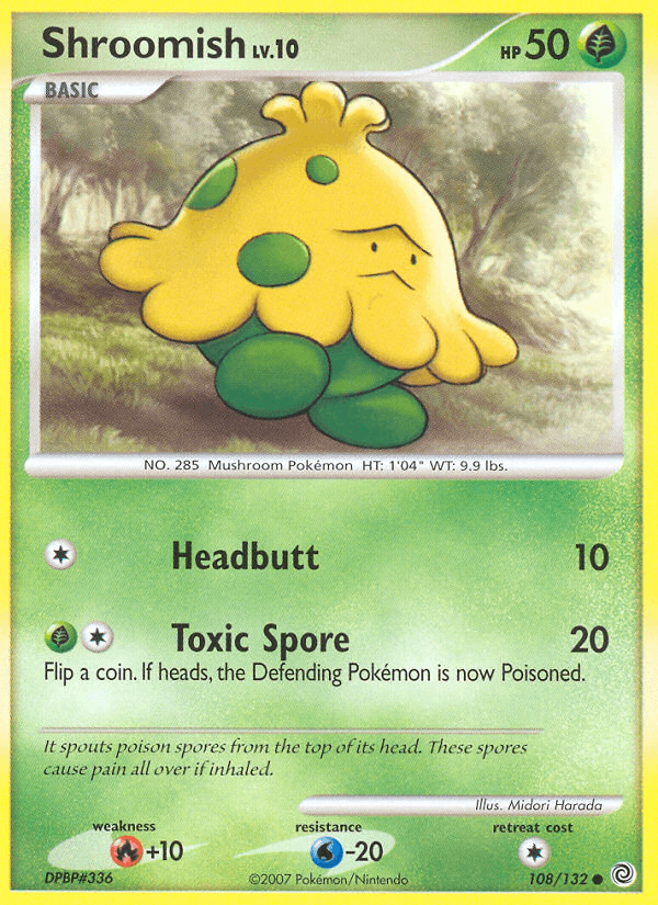 Shroomish Secret Wonders card