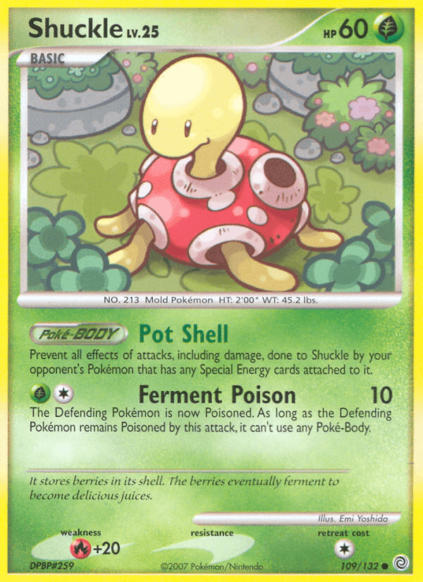 Shuckle Secret Wonders card