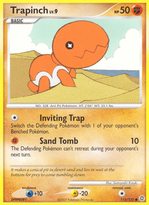 Trapinch Secret Wonders card