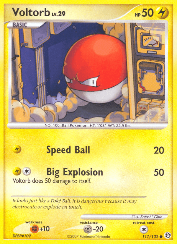 Voltorb Secret Wonders card
