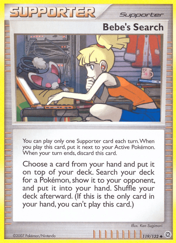 Bebe's Search Secret Wonders card