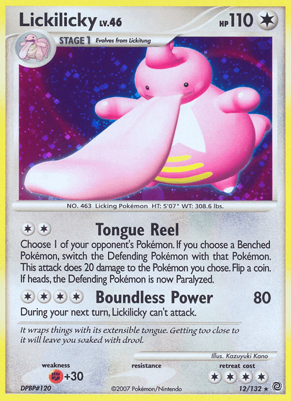 Lickilicky Secret Wonders card