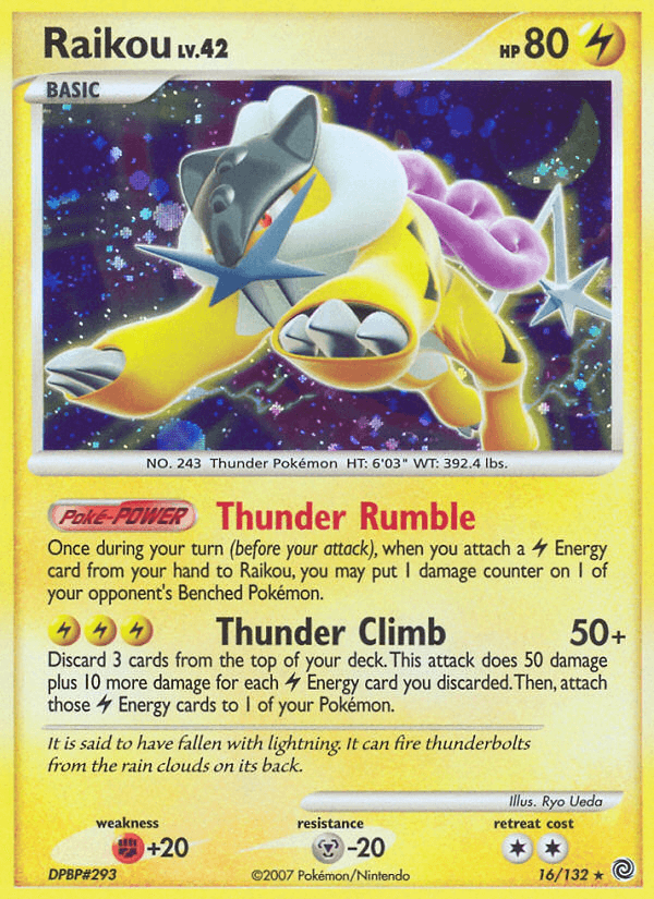 Raikou Secret Wonders card