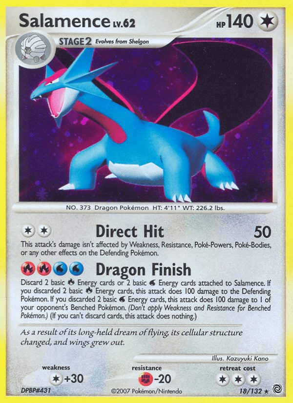Salamence Secret Wonders card