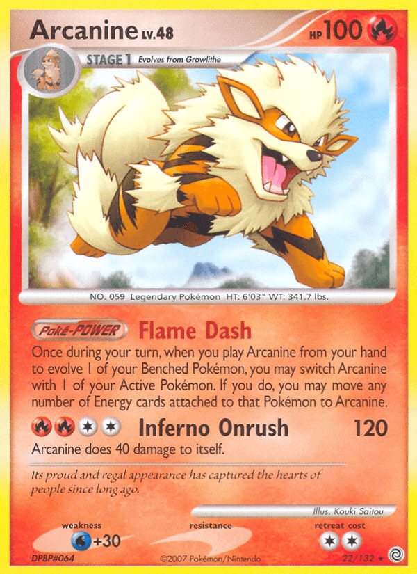 Arcanine Secret Wonders card