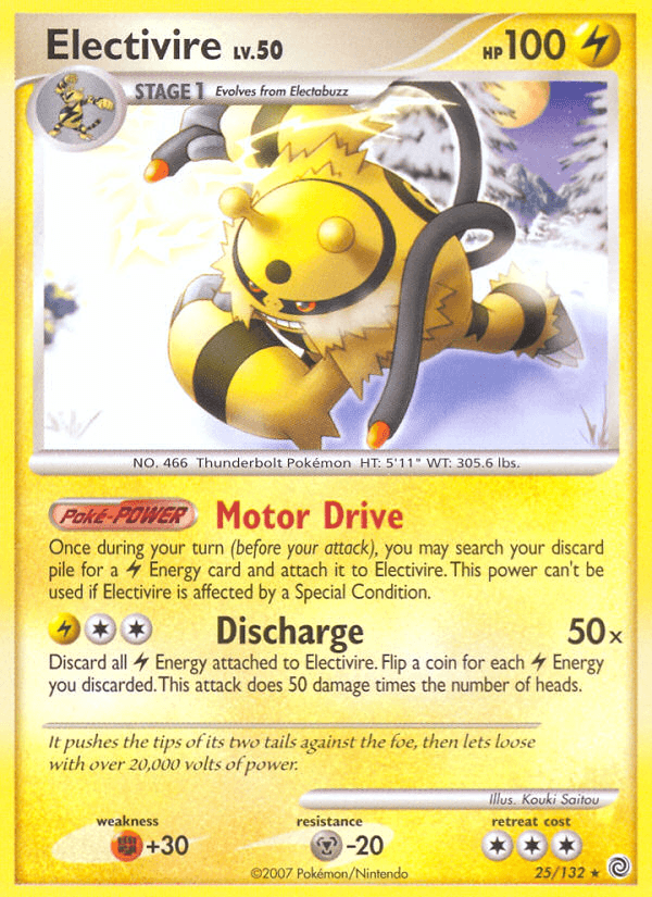 Electivire Secret Wonders card