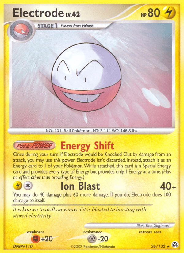 Electrode 宝可梦 card
