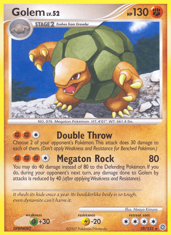 Golem Secret Wonders card