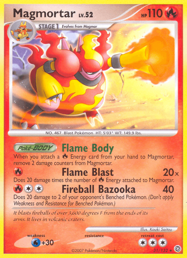 Magmortar Secret Wonders card