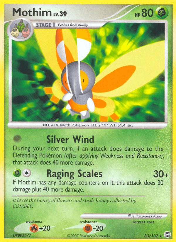 Mothim 寶可夢 card
