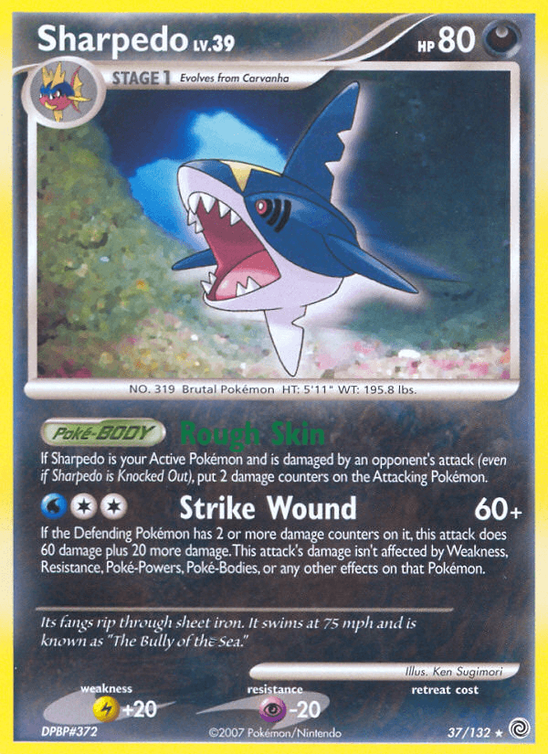 Sharpedo 寶可夢 card