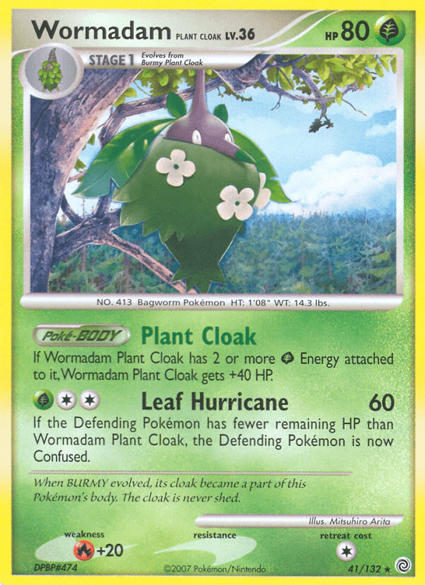 Wormadam Plant Cloak Secret Wonders card