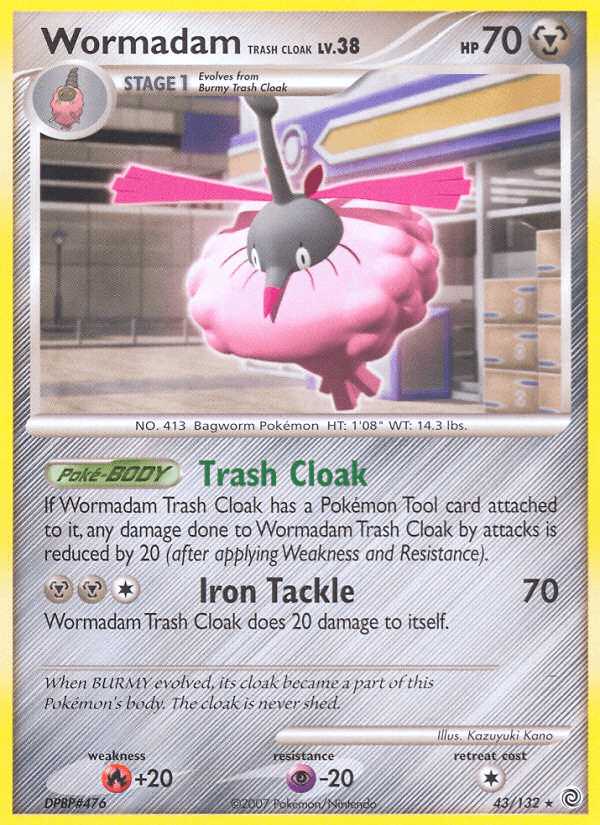 Wormadam Trash Cloak Secret Wonders card