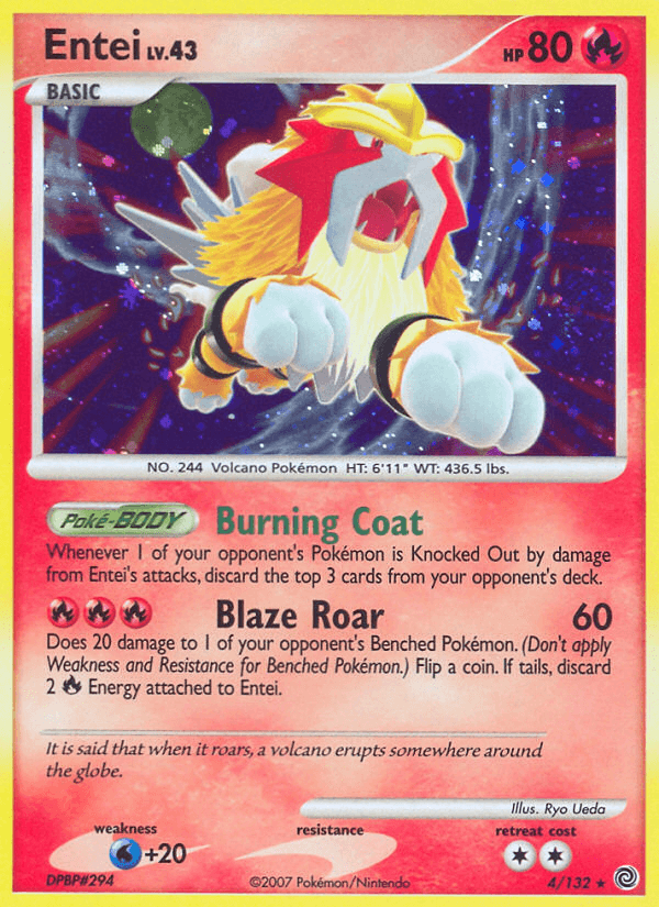 Entei 寶可夢 card