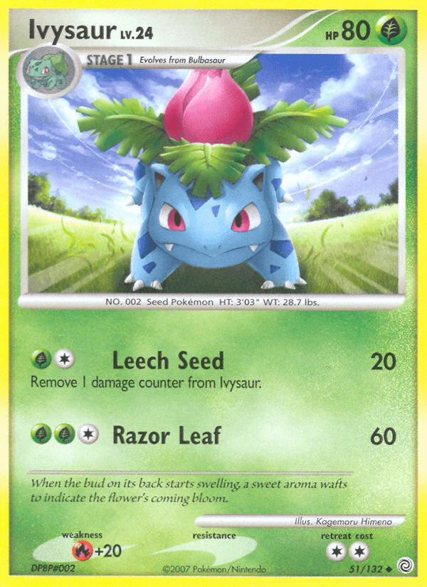Ivysaur Secret Wonders card