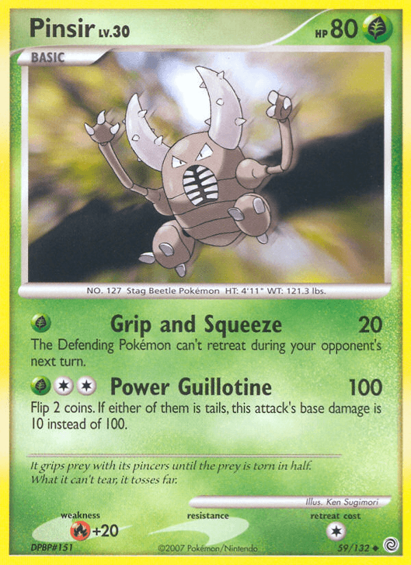 Pinsir Secret Wonders card