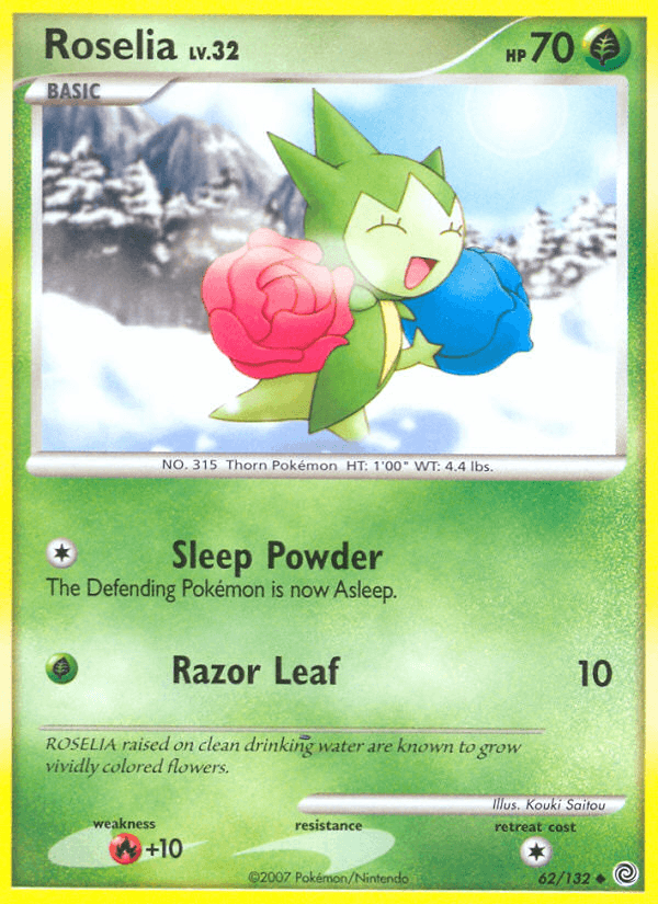 Roselia Secret Wonders card