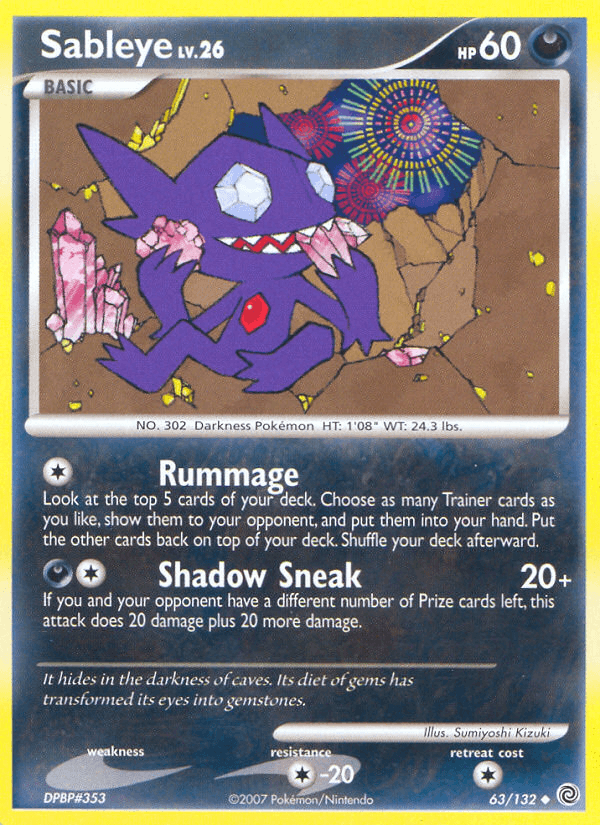 Sableye 寶可夢 card