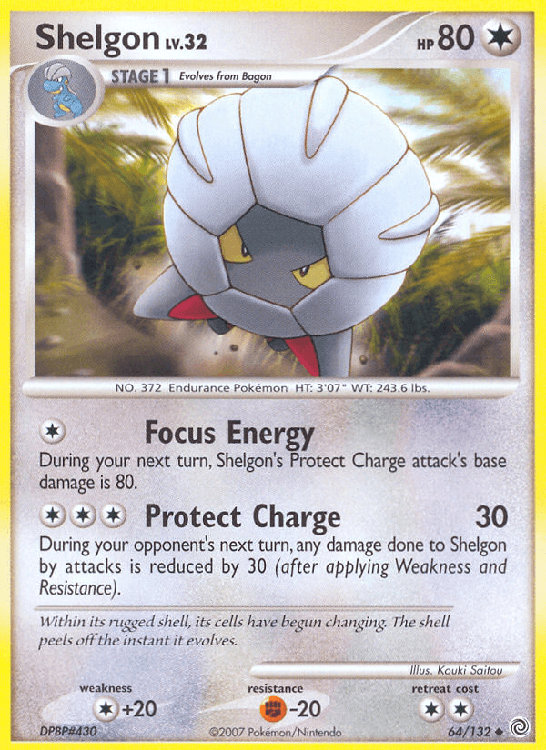 Shelgon Secret Wonders card