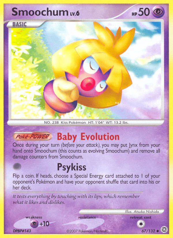 Smoochum Secret Wonders card